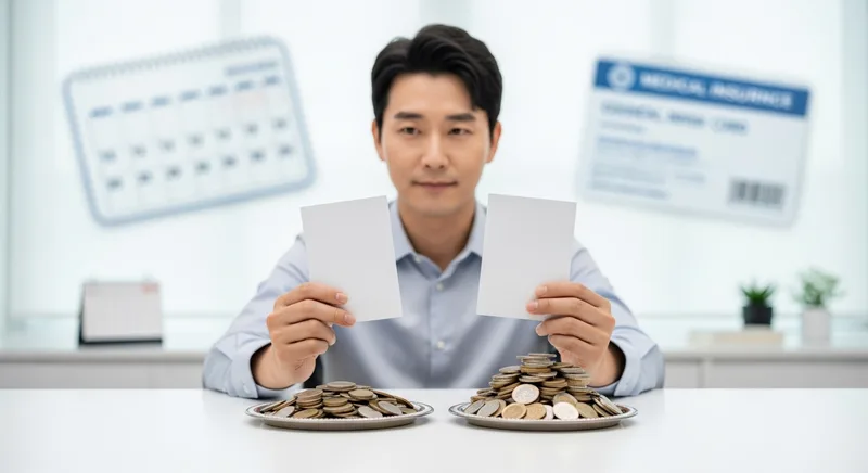 세금 차이로 실수령액이 달라지는 모습을 비교한 이미지